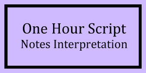 One Hour Notes Interpretation Logo